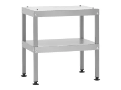 Defumador com mesa aço galvanizado