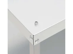 Defumador com mesa aço galvanizado