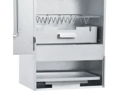 Defumador de forno c/ 1 Kg de aparas de madeira 44,5x29x83 cm