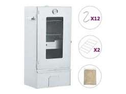 Defumador de forno c/ 1 Kg de aparas de madeira 44,5x29x83 cm