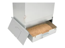 Defumador p/ churrasqueira c/ gerador fumo frio aço galvanizado