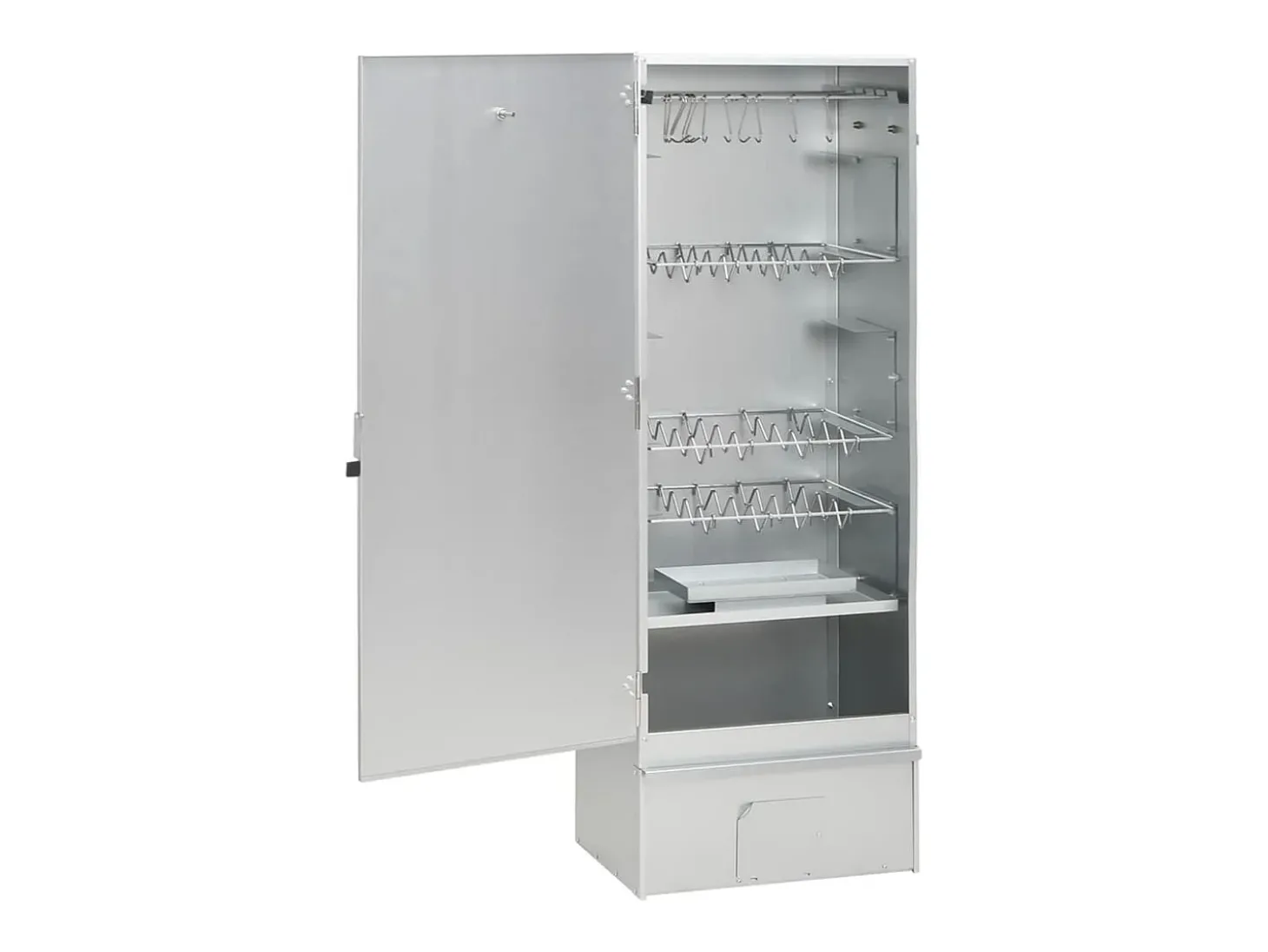 Defumador p/ churrasqueira c/ gerador fumo frio aço galvanizado