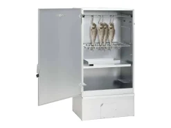Defumador p/ churrasqueira c/ gerador fumo frio aço galvanizado