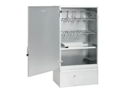 Defumador p/ churrasqueira c/ gerador fumo frio aço galvanizado