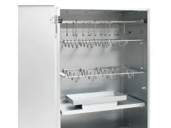 Defumador p/ churrasqueira c/ gerador fumo frio aço galvanizado
