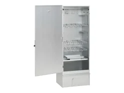 Defumador p/ churrasqueira c/ gerador fumo frio aço galvanizado