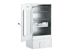 Defumador p/ churrasqueira c/ gerador fumo frio aço galvanizado