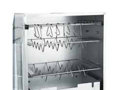 Defumador p/ churrasqueira c/ gerador fumo frio aço galvanizado