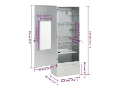 Defumador p/ churrasqueira c/ gerador fumo frio aço galvanizado