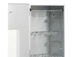 Defumador p/ churrasqueira c/ gerador fumo frio aço galvanizado
