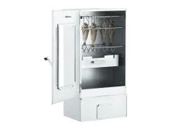 Defumador p/ churrasqueira c/ gerador fumo frio aço galvanizado