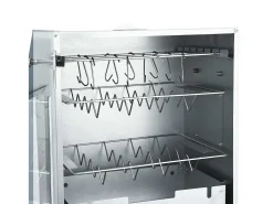 Defumador p/ churrasqueira c/ gerador fumo frio aço galvanizado