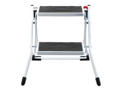 Degrau-Escada SucceBuy 2 Degraus Dobrável 3 Alturas Ajustáveis Carga Máxima 150 kg - Seguro e Estável para Trabalhos em Altura