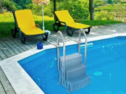 Degraus individuais para piscina "Nathan" - 3 degraus - plástico