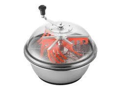 Desfolhador Manual SucceBuy 49 cm Cortador de Brotos Lâmina de Aço Inoxidável, Tigela de Corte Hidropônico Úmido e Seco, Corte Rotativo Torcido