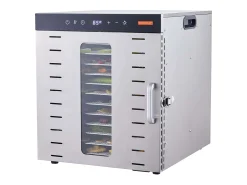 Desidratador SucceBuy Desidratador Alimentar com 10 Pratos, Secador de Frutas Secas em Aço Inoxydável de 1000 W