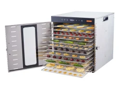 Desidratador SucceBuy Desidratador Alimentar com 10 Pratos, Secador de Frutas Secas em Aço Inoxydável de 1000 W