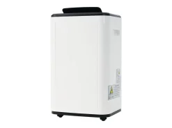 Desumidificador de 25 litros com secador de roupa - Visor LED - Branco e Preto