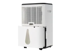 Desumidificador de 25 litros com secador de roupa - Visor LED - Branco e Preto