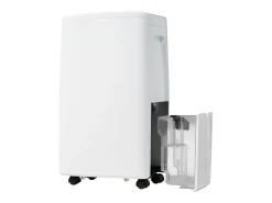 Desumidificador de 12L com depósito de água de 1,5L - Visor LED e temporizador de 24 horas - Branco