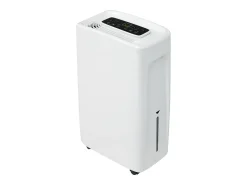 Desumidificador de 12L com depósito de água de 1,5L - Visor LED e temporizador de 24 horas - Branco