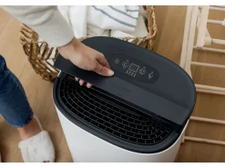 Desumidificador e purificador de ar MeacoDry Arete® One 12L – Elimina a humidade e o mofo, silencioso, eficiente, com filtro HEPA e modo noturno