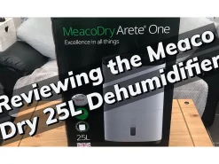 Desumidificador e purificador de ar MeacoDry Arete® One 25L: silencioso, eficiente, grande capacidade, elimina a humidade e o bolor, com filtro HEPA