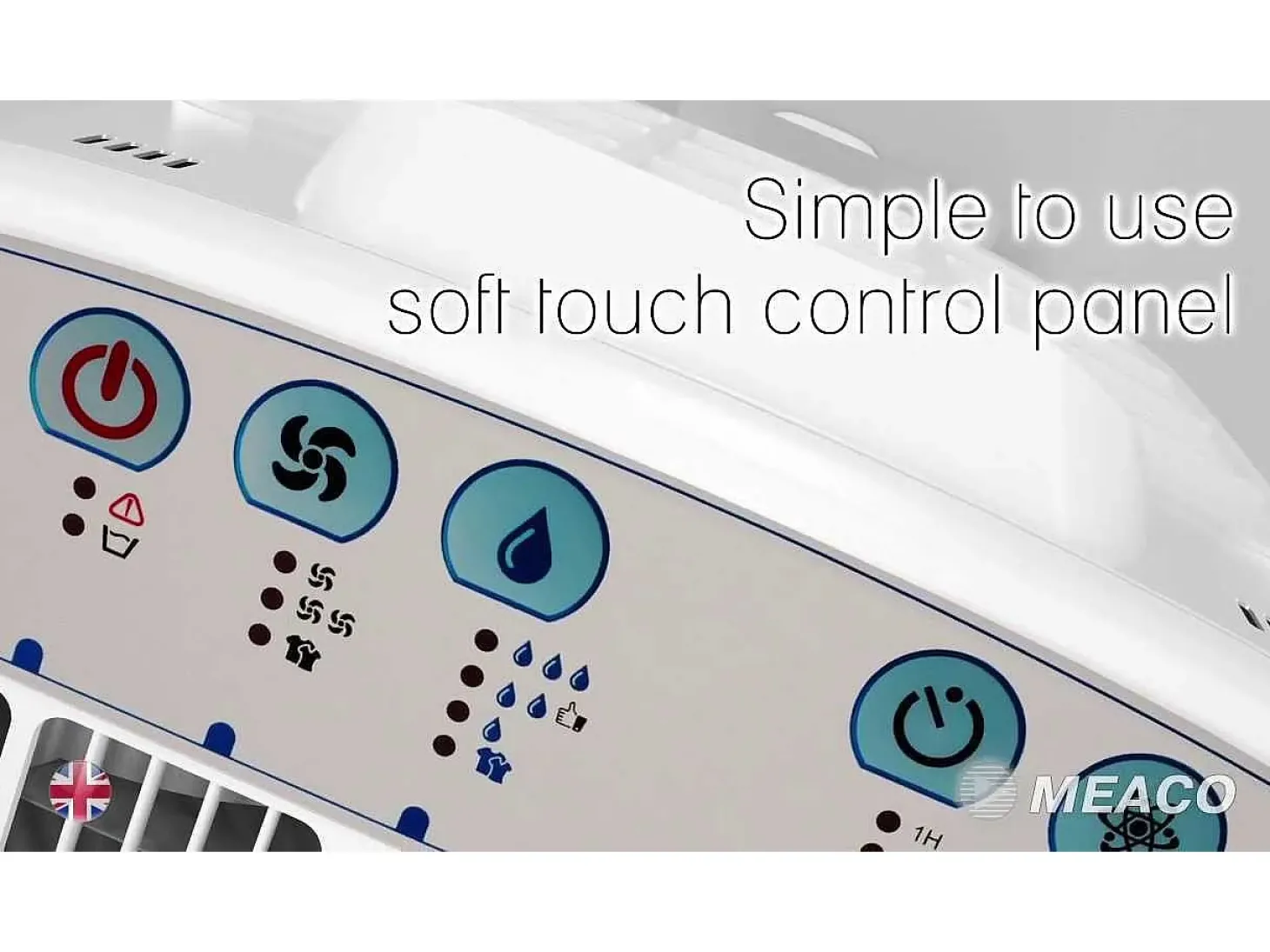Desumidificador Meaco DD8L – 12 L/dia, baixo consumo, compacto, silencioso, tecnologia avançada, controlo inteligente