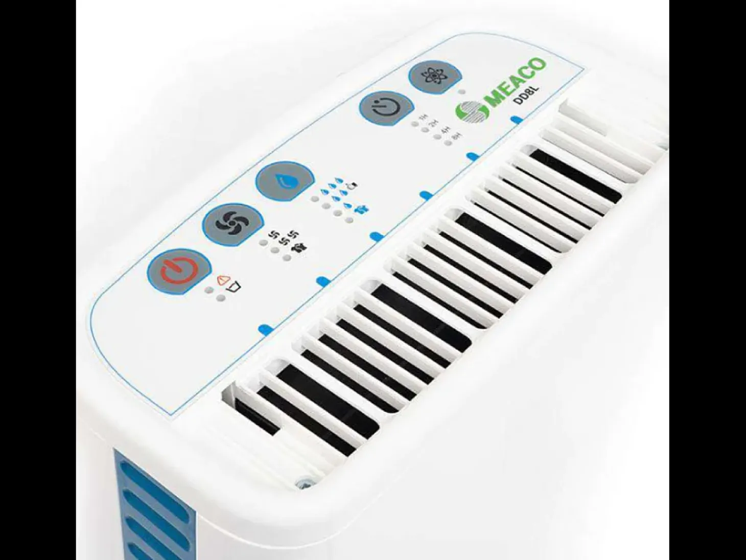Desumidificador Meaco DD8L – 12 L/dia, baixo consumo, compacto, silencioso, tecnologia avançada, controlo inteligente