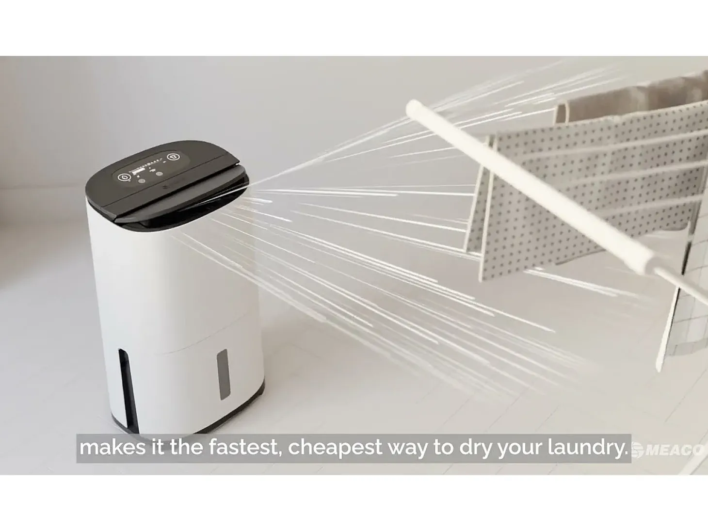Desumidificador MeacoDry Arete® Two 10L – silencioso, com app, filtro HEPA, secagem rápida, baixo consumo, ideal para 1-2 divisões