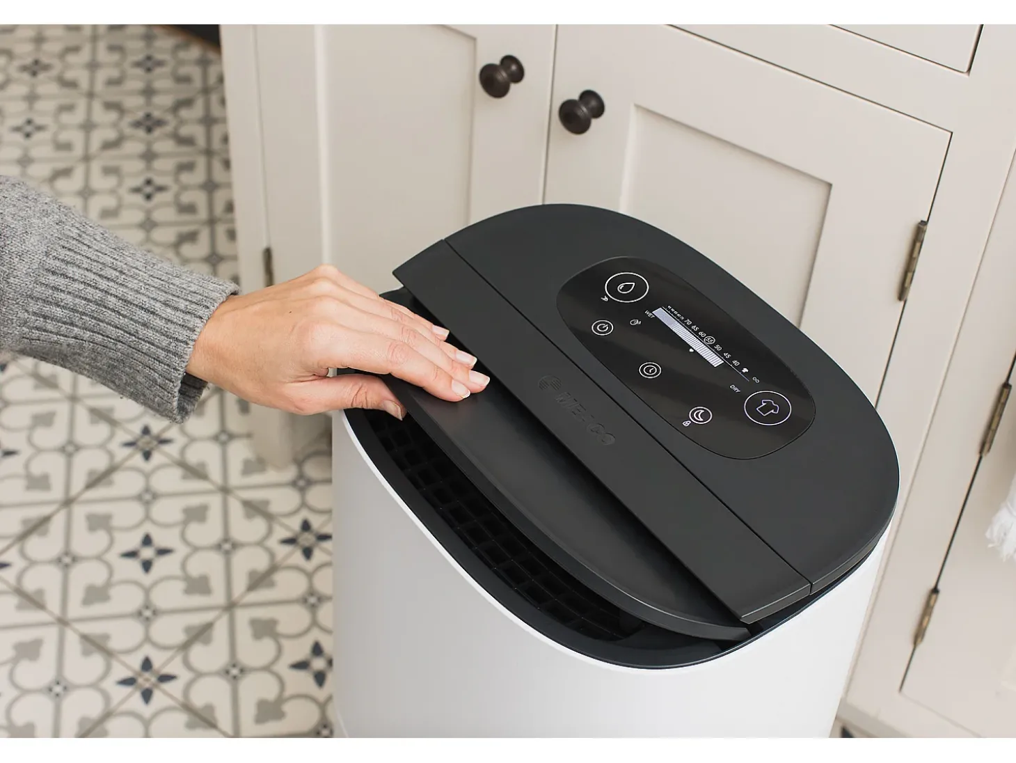 Desumidificador MeacoDry Arete® Two 10L – silencioso, com app, filtro HEPA, secagem rápida, baixo consumo, ideal para 1-2 divisões
