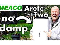 Desumidificador MeacoDry Arete® Two 12L – silencioso, com app, filtro HEPA, secagem rápida, baixo consumo, ideal para 1 a 3 divisões