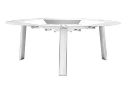 Difusor de Calor SucceBuy para Braseiro, 68.5x25.4 cm Proteção Redonda para Fogueira de Aço Inoxidável 304, Tampa de Queimador Removível