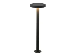 Dissuasor de solo LED antracite solar Nap 2,2w operado por bateria IP54 h. 65cm