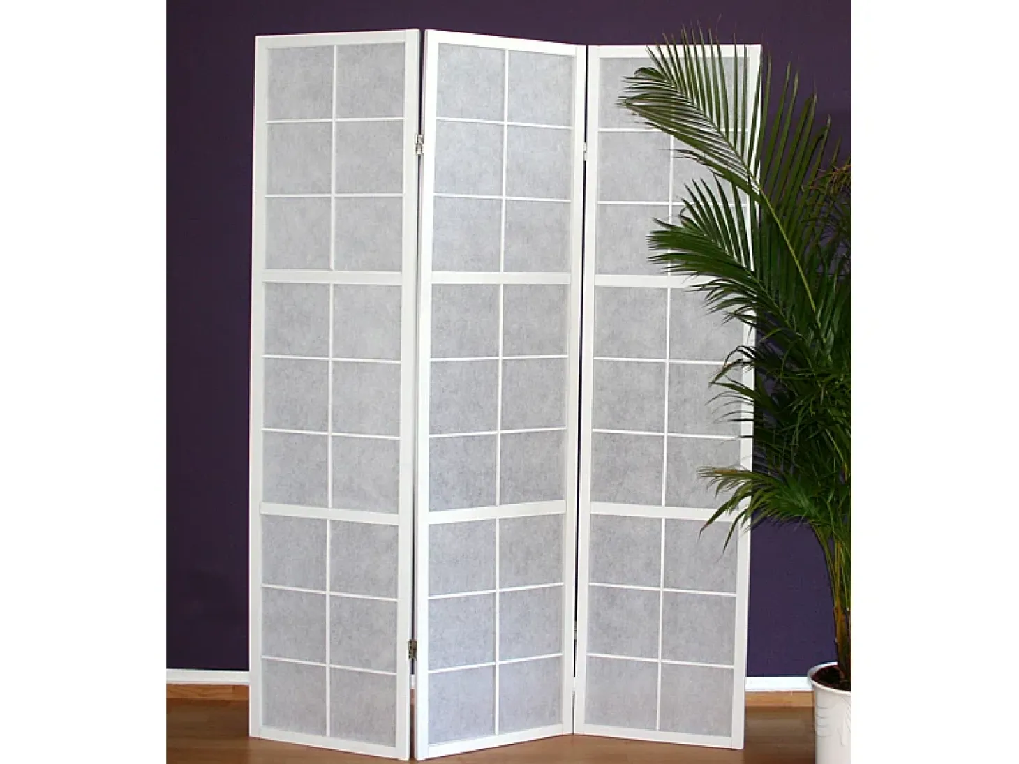 Divisor de ambiente 175x132x2.2 cm branco Shoji