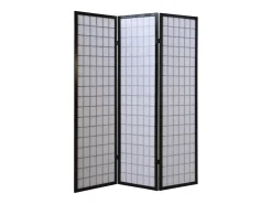 Divisor de ambiente 175x132x2.2 cm preto Shoji