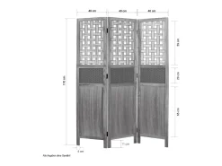 Divisor de Ambiente 170x120x1,7 cm Castanho