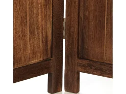 Divisor de ambiente 120x170x2 cm castanho Paravent