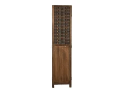 Divisor de ambiente 120x170x2 cm castanho Paravent