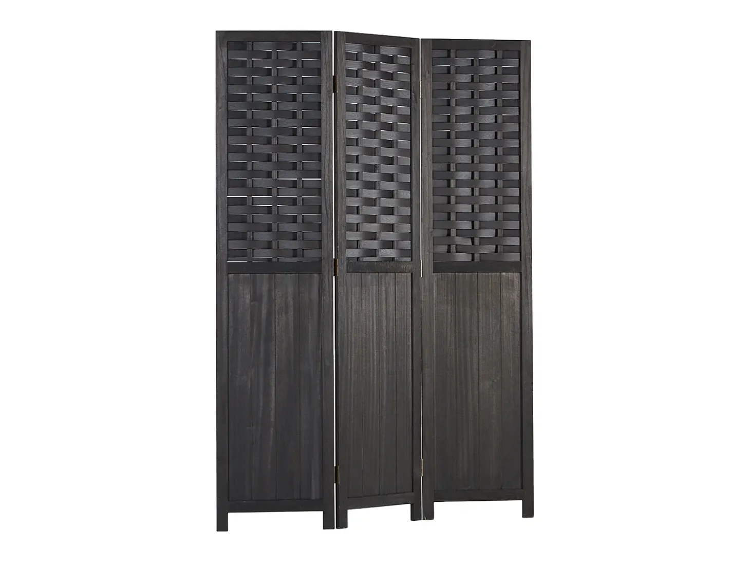 Divisor de ambiente 120x2,2x170 cm preto