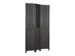 Divisor de ambiente 120x2,2x170 cm preto
