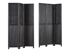Divisor de ambiente 120x2,2x170 cm preto