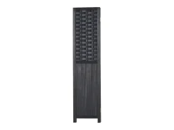 Divisor de ambiente 120x2,2x170 cm preto