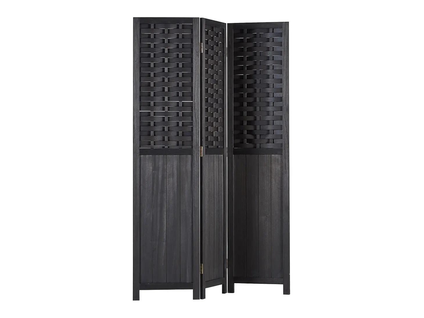 Divisor de ambiente 120x2,2x170 cm preto