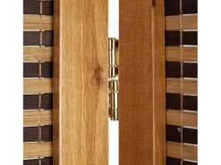 Divisor de ambiente 176x2,2x175 cm Castanho