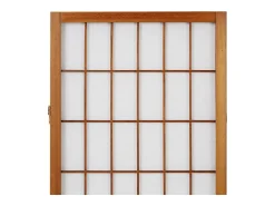 Divisor de ambiente 175x132x2,2 cm castanho Shoji