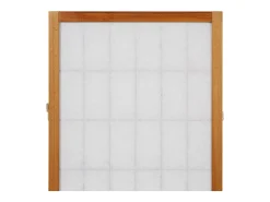 Divisor de ambiente 175x132x2,2 cm castanho Shoji