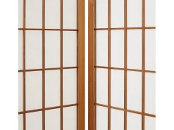 Divisor de ambiente 175x132x2,2 cm castanho Shoji