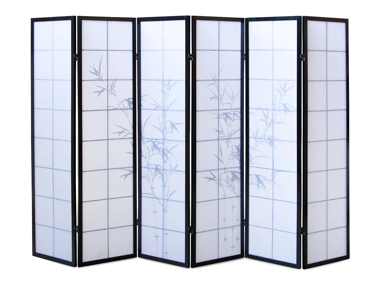 Divisor de ambiente 264x2x179 cm preto Shoji