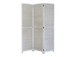 Divisor de ambiente 120x2x170 cm branco Paravent
